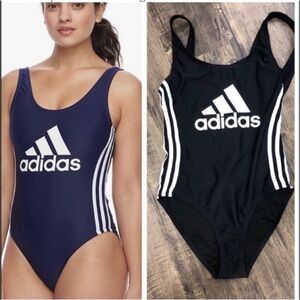 Adidas logo bathing suit